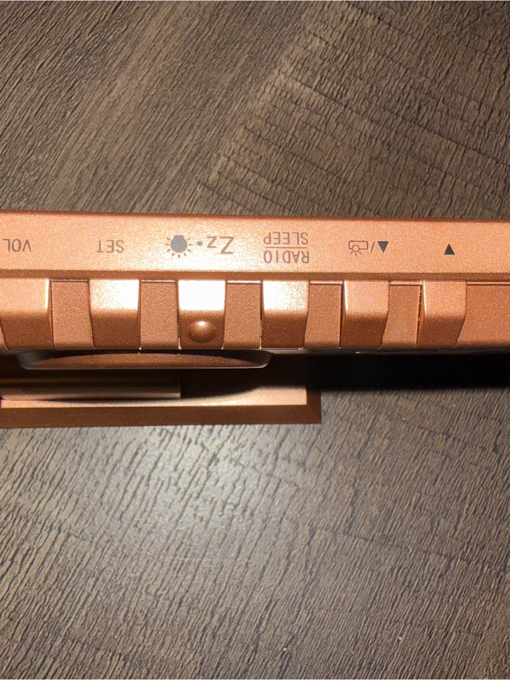 Digital Projection Alarm Clock - Copper LED Display - Picture 6 of 10